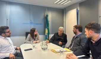 BARRERA SE REUNI CON LA MINISTRA DE HBITAT DE PROVINCIA, SILVINA BATAKIS